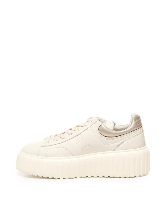 26SS 호간 H-스트라이프 스니커즈 HXW6450FC60KU0 0GAN Ivory Gold - HOGAN