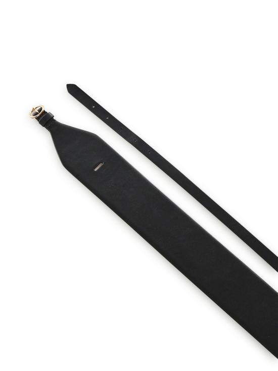 26SS 알라이아 와이드 벨트 AA1C331MCA332 999 Black - ALAIA