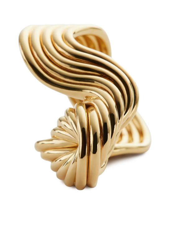 26SS 보테가베네타 반지 857372 VAHU08120 YELLOW GOLD - BOTTEGA VENETA