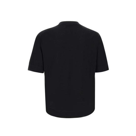 필리포 드 로렌티스 반팔 티셔츠 TS0MCOV CR14R990 Black - FILIPPO DE LAURENTIIS