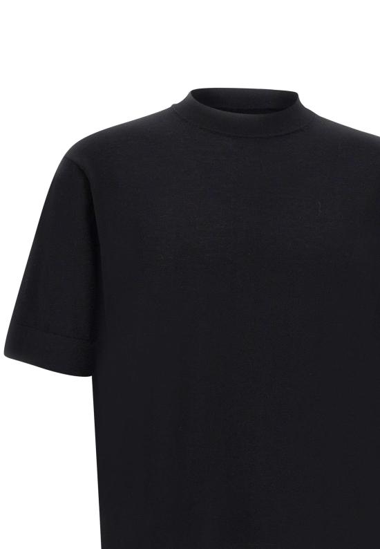  필리포 드 로렌티스 반팔 티셔츠 TS0MCOV CR14R990 Black - FILIPPO DE LAURENTIIS