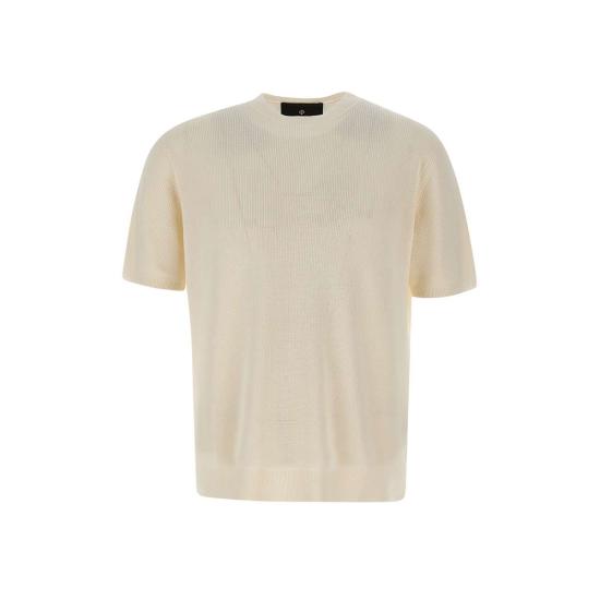 26SS 필리포 드 로렌티스 스웨터 GC1MC CR14P020 White - FILIPPO DE LAURENTIIS