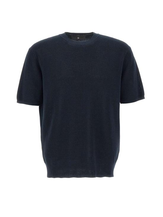 26SS 필리포 드 로렌티스 스웨터 GC1MC CR14P890 Blue - FILIPPO DE LAURENTIIS