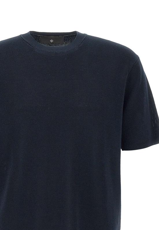 26SS 필리포 드 로렌티스 스웨터 GC1MC CR14P890 Blue - FILIPPO DE LAURENTIIS