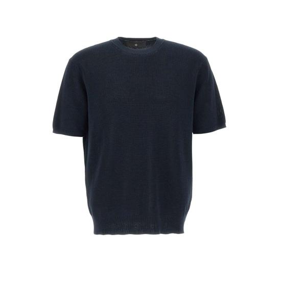 26SS 필리포 드 로렌티스 스웨터 GC1MC CR14P890 Blue - FILIPPO DE LAURENTIIS