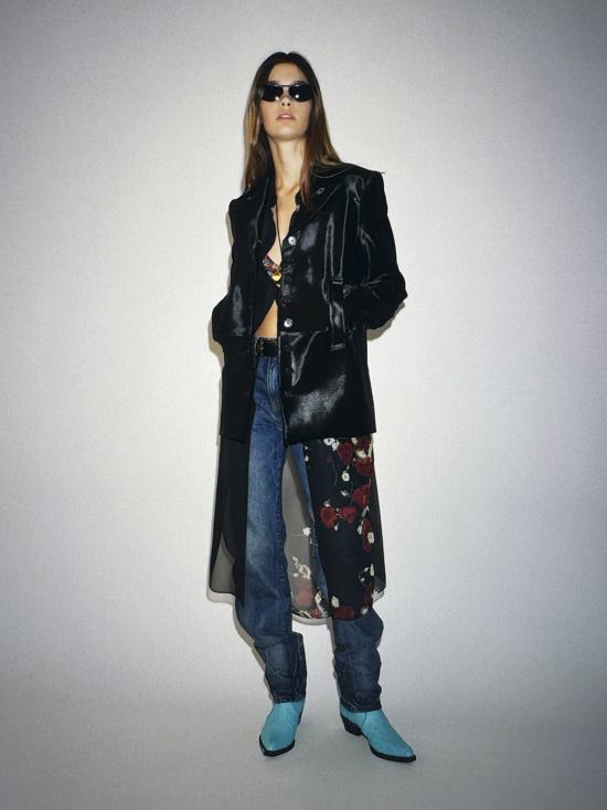 26SS 케이트 미디 원피스 55803371 369 Black - KHAITE