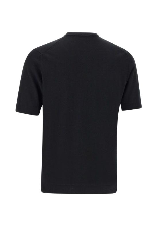 26SS 필리포 드 로렌티스 반팔 티셔츠 TS0MC CR14R990 Black - FILIPPO DE LAURENTIIS