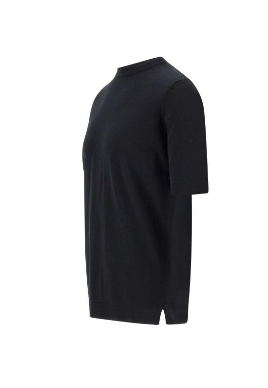 26SS 필리포 드 로렌티스 반팔 티셔츠 TS0MC CR14R990 Black - FILIPPO DE LAURENTIIS