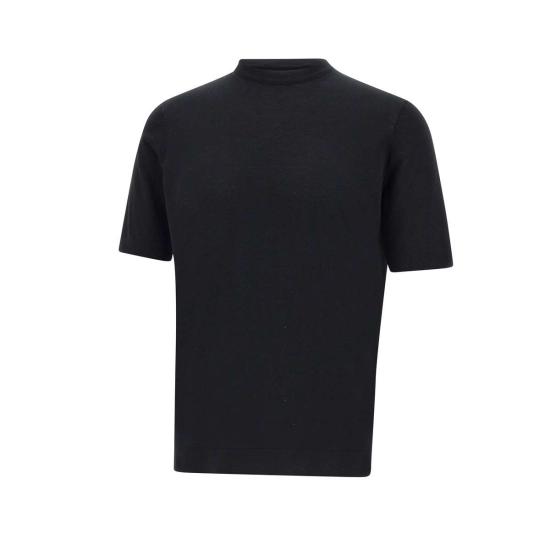 26SS 필리포 드 로렌티스 반팔 티셔츠 TS0MC CR14R990 Black - FILIPPO DE LAURENTIIS