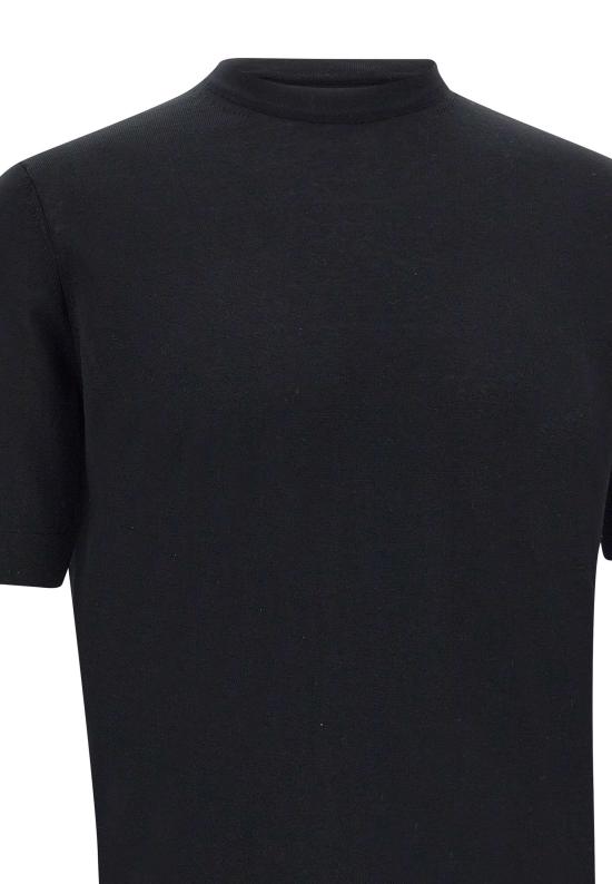 26SS 필리포 드 로렌티스 반팔 티셔츠 TS0MC CR14R990 Black - FILIPPO DE LAURENTIIS