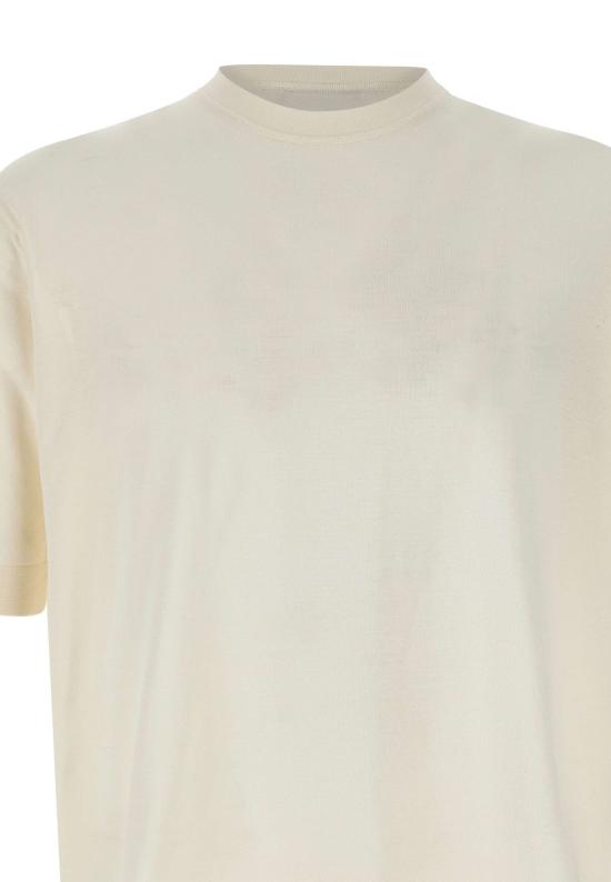 26SS 필리포 드 로렌티스 반팔 티셔츠 TS0MC CR14R020 White - FILIPPO DE LAURENTIIS