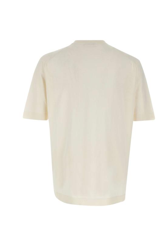 26SS 필리포 드 로렌티스 반팔 티셔츠 TS0MC CR14R020 White - FILIPPO DE LAURENTIIS