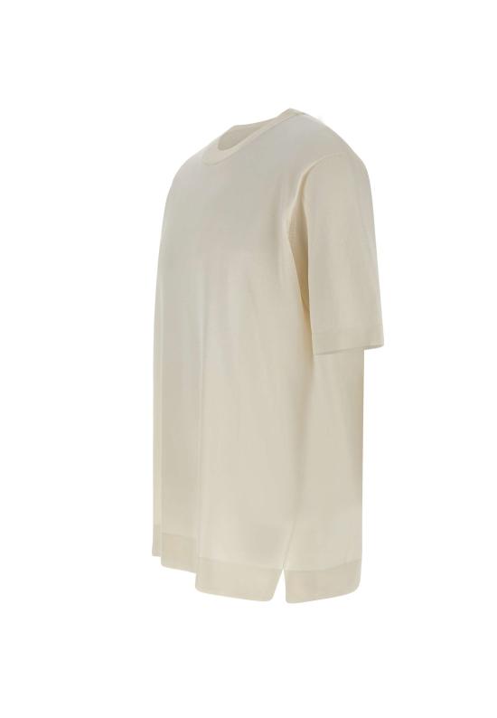 26SS 필리포 드 로렌티스 반팔 티셔츠 TS0MCOV CR14R020 White - FILIPPO DE LAURENTIIS