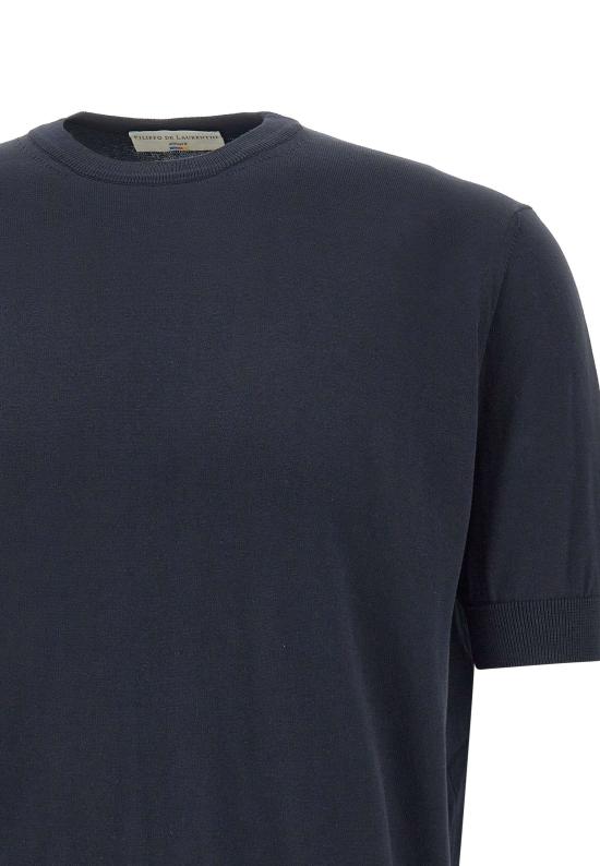 26SS 필리포 드 로렌티스 스웨터 GC1MC CR14RVU890 Blue - FILIPPO DE LAURENTIIS