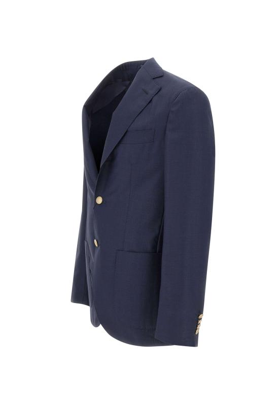 26SS 발바 수트 자켓 165002U GLELLO0001 Blue - BARBA