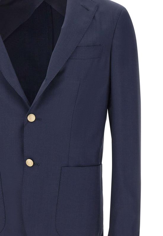 26SS 발바 수트 자켓 165002U GLELLO0001 Blue - BARBA