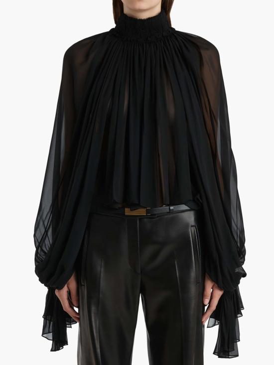 26SS 케이트 블라우스 2432337 200 Black - KHAITE