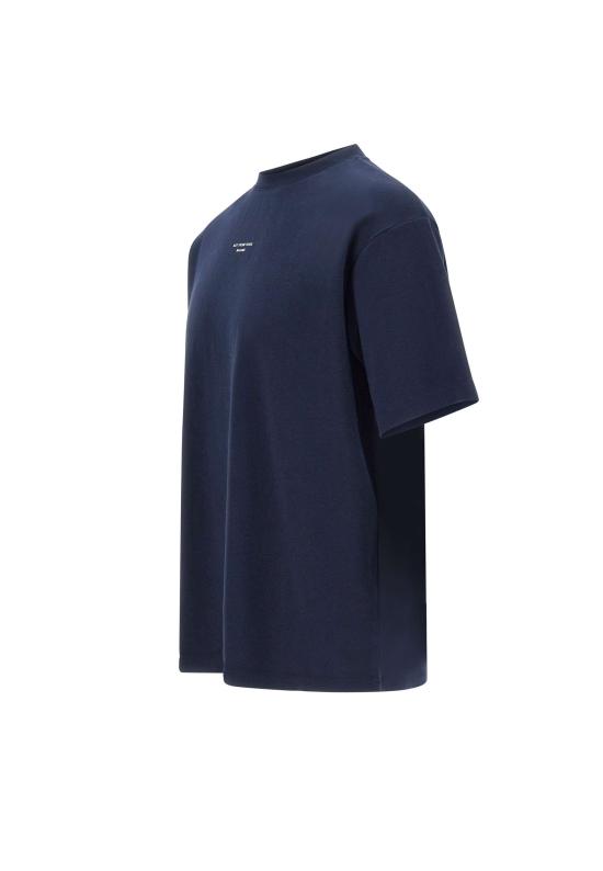  드롤드무슈 반팔 티셔츠 TS202 CO002NY Blue - DROLE DE MONSIEUR