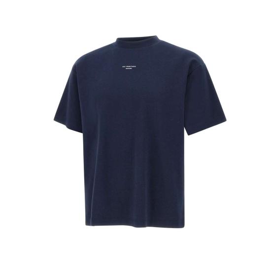  드롤드무슈 반팔 티셔츠 TS202 CO002NY Blue - DROLE DE MONSIEUR