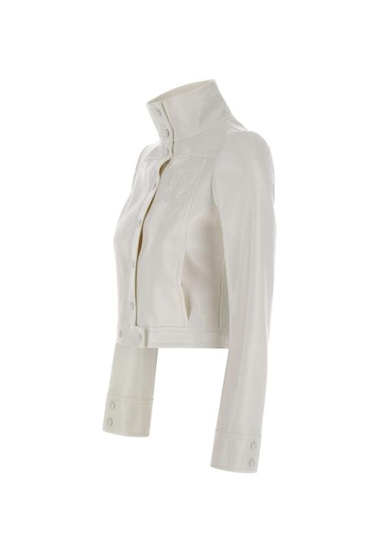 26SS 쿠레쥬 가죽 자켓 PERCBL005VY0014 HERWHITE White - COURREGES