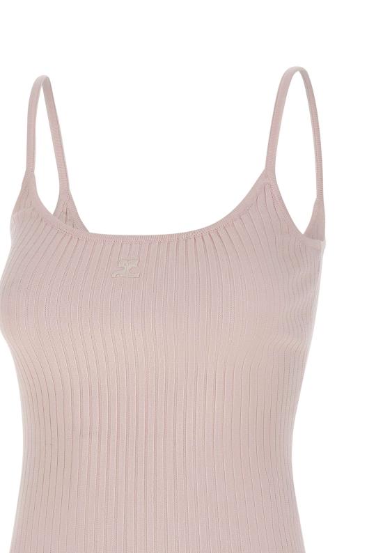  쿠레쥬 민소매 티셔츠 PERMDE012FI0001 PINK Pink - COURREGES