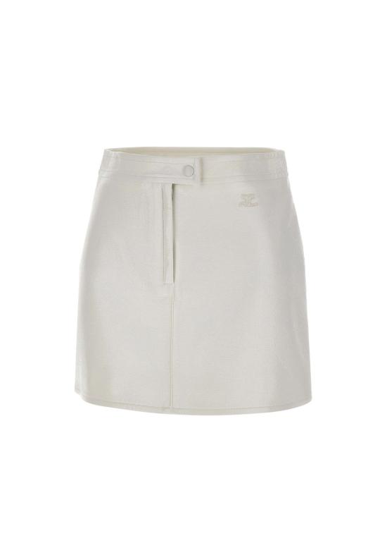 26SS 쿠레쥬 미디 스커트 PERCJU001VY0014 HERWHITE White