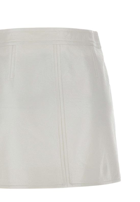 26SS 쿠레쥬 미디 스커트 PERCJU001VY0014 HERWHITE White - COURREGES