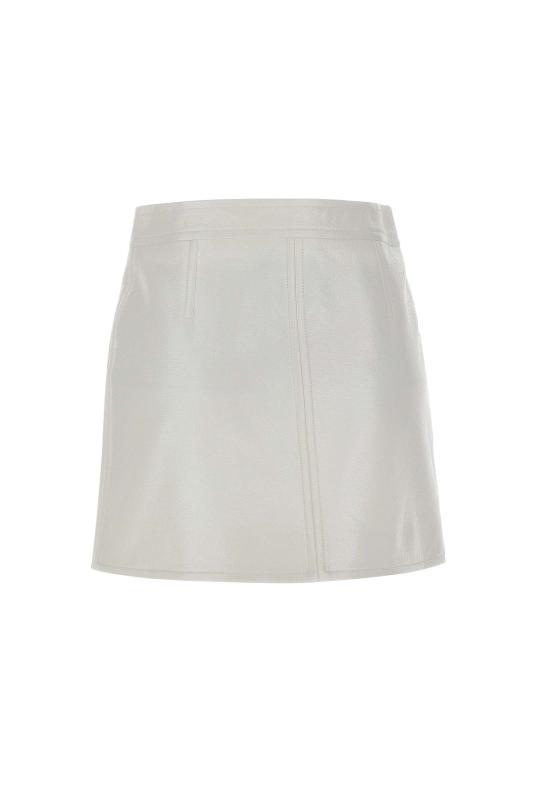 26SS 쿠레쥬 미디 스커트 PERCJU001VY0014 HERWHITE White - COURREGES