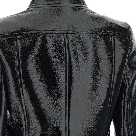 24FW 쿠레쥬 가죽 자켓 PERCBL017VY0014 BLACK Black - COURREGES