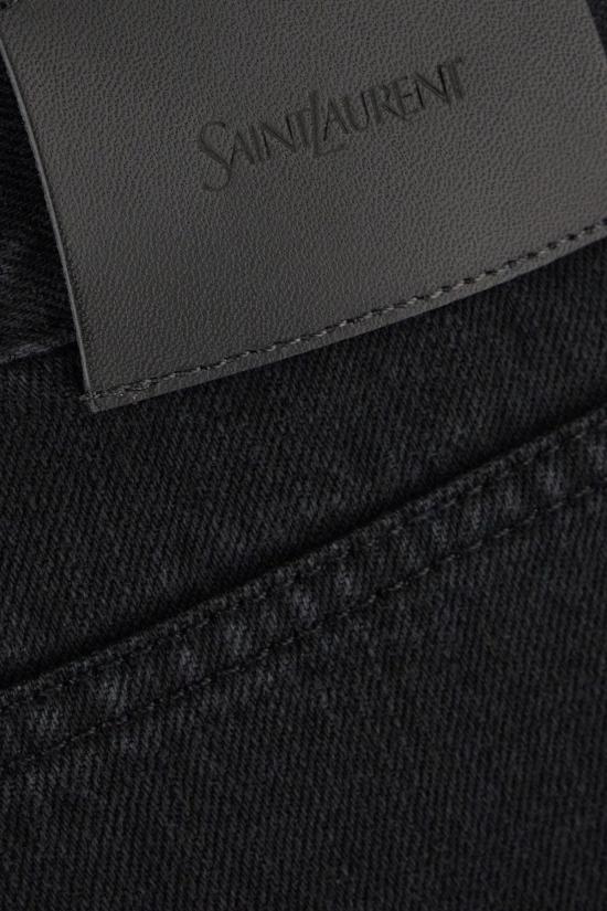 25FW 생로랑 데님 팬츠 800332Y16PG 1290 CARBON BLACK - SAINT LAURENT