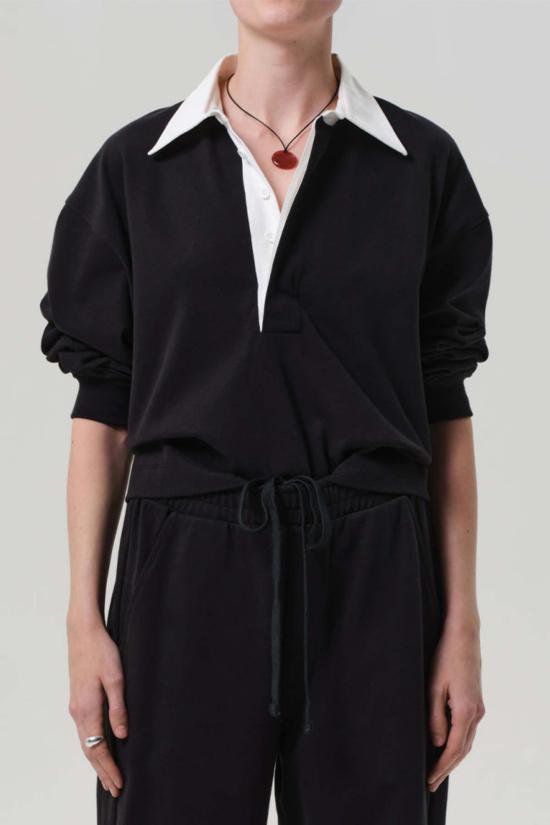  시티즌 오브 휴머니티 긴팔 티셔츠 아리스 럭비 폴로 블랙