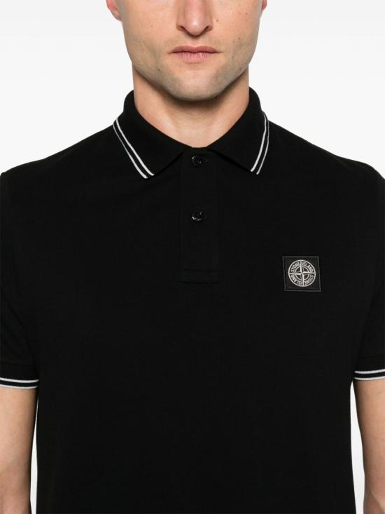 25SS 스톤 아일랜드 반팔 티셔츠 22002SCS0018 V0029 Black - STONE ISLAND