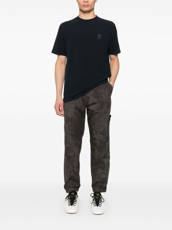 25SS 스톤 아일랜드 반팔 티셔츠 2100008S0F11 V0020 Blue - STONE ISLAND