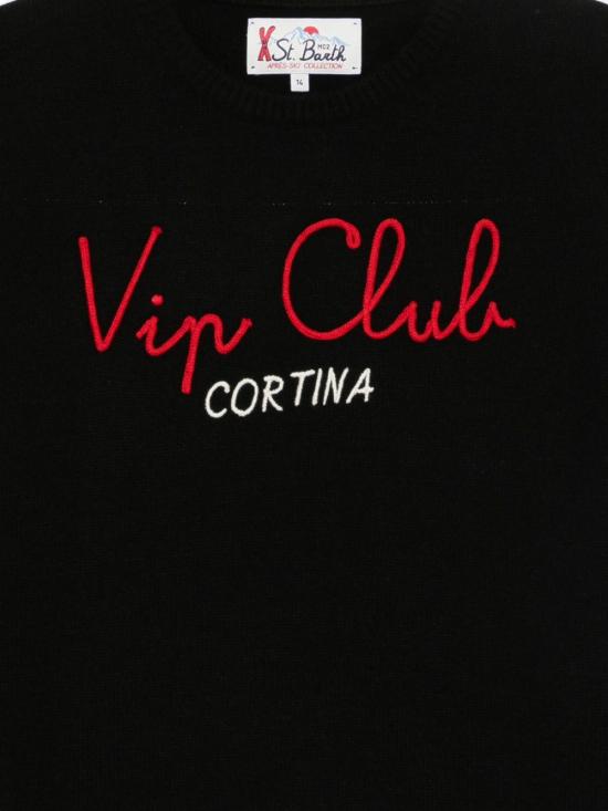 25FW [키즈] 세인트바쓰 캐시미어 니트 DOU0001 02233I Black - MC2 SAINT BARTH