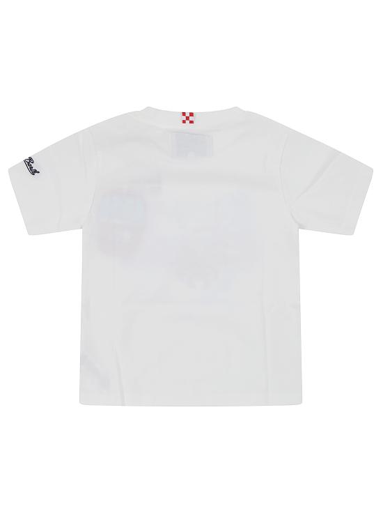 25FW [키즈] 세인트바쓰 티셔츠 CAM0002 00652I White - MC2 SAINT BARTH