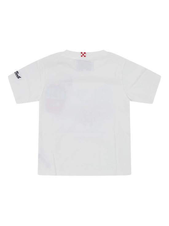 25FW [키즈] 세인트바쓰 티셔츠 CAM0002 00652I White - MC2 SAINT BARTH