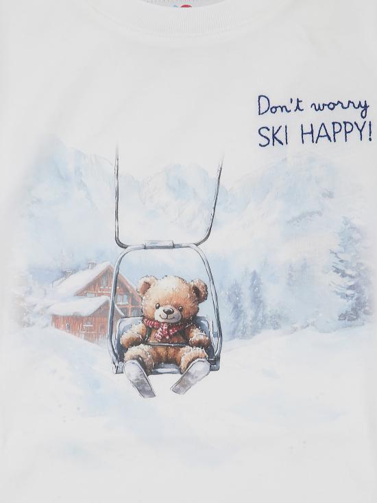 25FW [키즈] 세인트바쓰 티셔츠 CAM0002 00652I White - MC2 SAINT BARTH