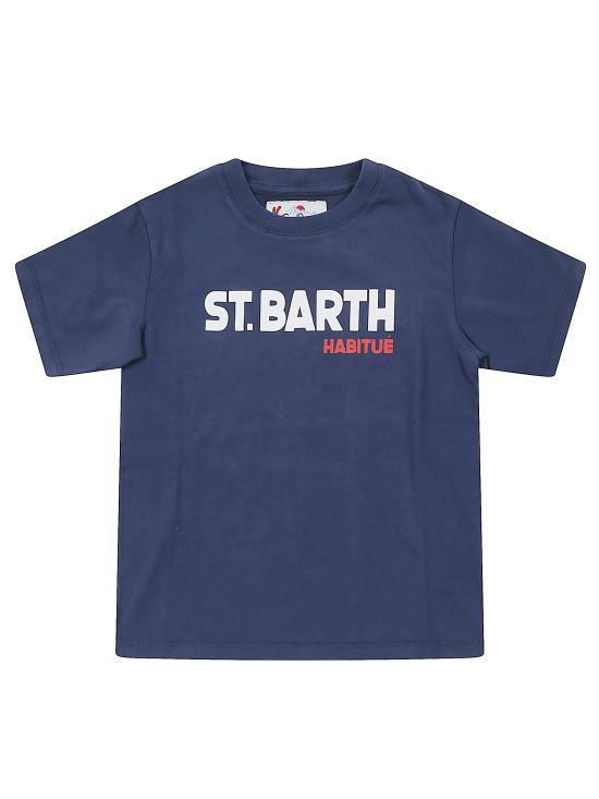 25FW [키즈] 세인트바쓰 티셔츠 CAM0002 01202I Blue