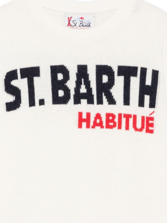 25FW [키즈] 세인트바쓰 캐시미어 니트 DOU0001 01571I Cream - MC2 SAINT BARTH