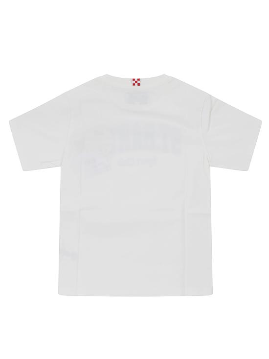 25FW [키즈] 세인트바쓰 티셔츠 CAM0001 00861I White - MC2 SAINT BARTH