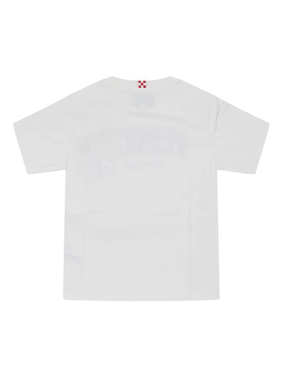 25FW [키즈] 세인트바쓰 티셔츠 CAM0001 00861I White - MC2 SAINT BARTH