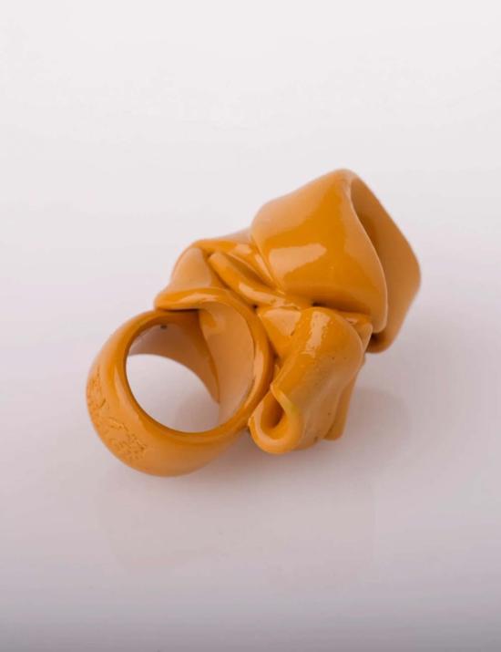  피시 디자인 반지 물고기 디자인 리본 - FISH DESIGN