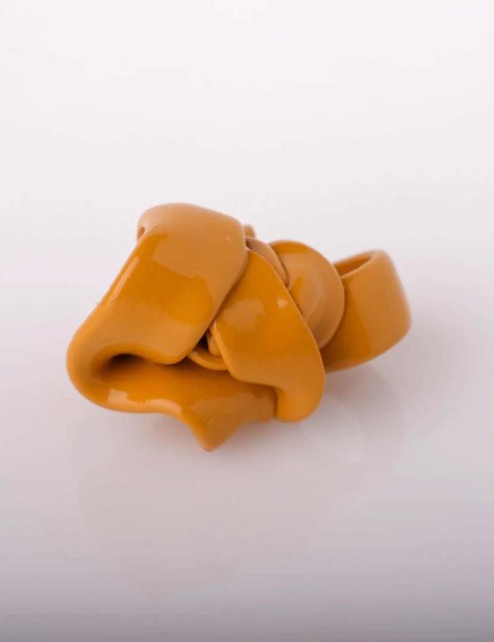  피시 디자인 반지 물고기 디자인 리본 - FISH DESIGN