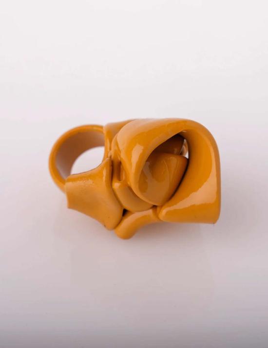  피시 디자인 반지 물고기 디자인 리본 - FISH DESIGN