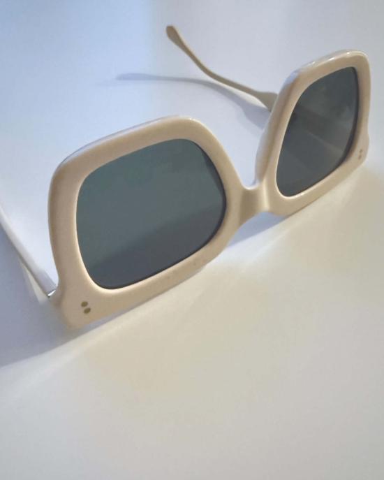  Claris Virot 안경 Flores 선글라스 아이보리