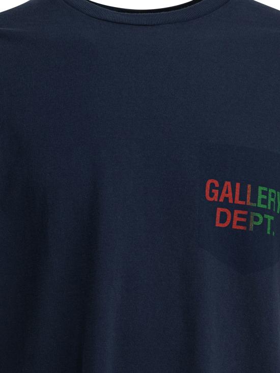 26SS 갤러리 디파트먼트 반팔 티셔츠 BT 10303VINTAGE NAVY Blue - GALLERY DEPT