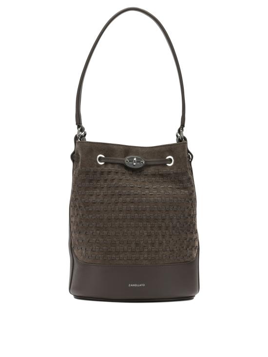 26SS 자넬라토 토트백 MONDA MUSIVA SUEDE S0689802220000Z0202 Brown