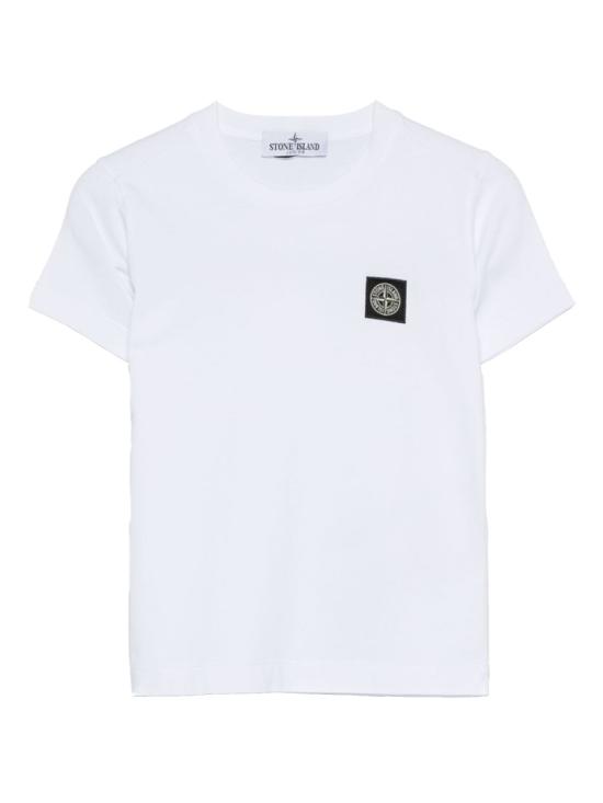 26SS [키즈] 스톤 아일랜드 티셔츠 2100002K S0047V0001 WHITE - STONE ISLAND