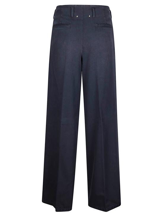 26SS 골든구스 스트레이트 팬츠 GWP01203P002347 90100 BLACK - GOLDEN GOOSE