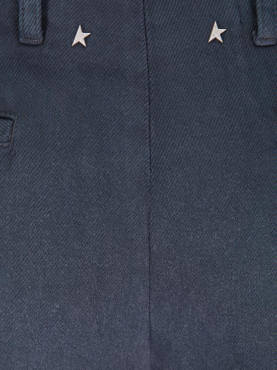 26SS 골든구스 스트레이트 팬츠 GWP01203P002347 90100 BLACK - GOLDEN GOOSE